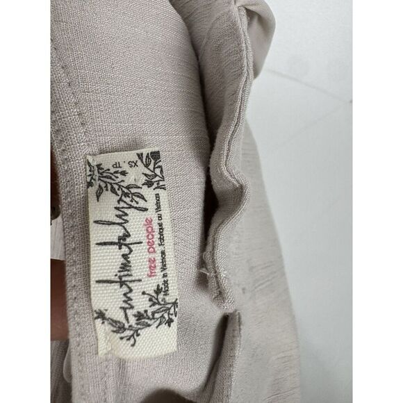 Free People Sz XS Intimately Women’s Ivory Lola Bodysuit Fairy Coquette - Picture 5 of 5